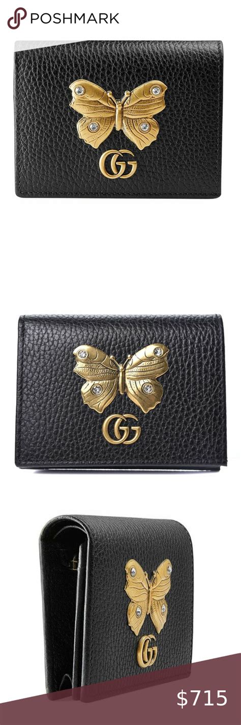 gucci linea leather shoulder card case|Gucci card case.